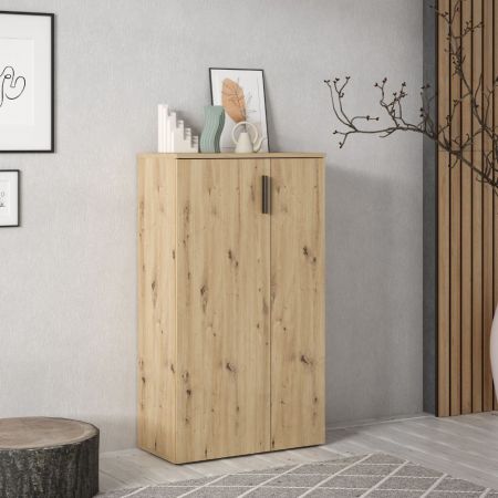 Scarpiera Virginia 3 ante a ribalta colore bianco opaco