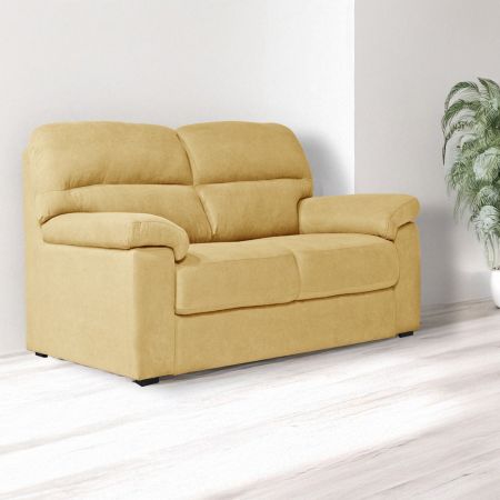 Divano letto Dube con braccioli pieghevoli in tessuto patchwork