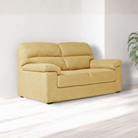 Divano letto Dube con braccioli pieghevoli in tessuto patchwork