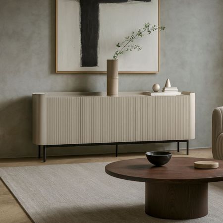 Madia Sabry 2 ante 3 cassetti titanio rovere mercure