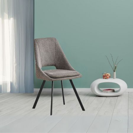 Sedia Logan polipropilene agave schienale avvolgente traforato