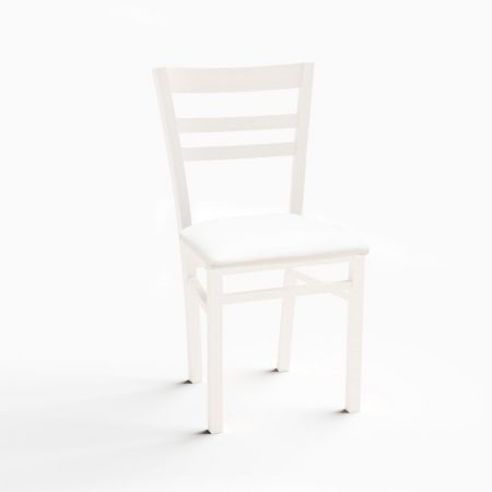 Sgabello Alex in legno colore grigio con seduta in tessuto grigio