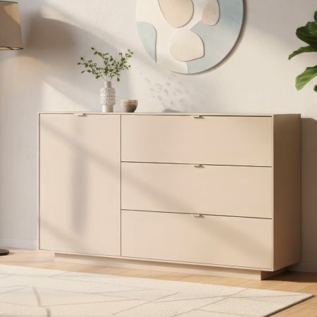 Madia Clara bianco 3 ante 142x35,6x83h