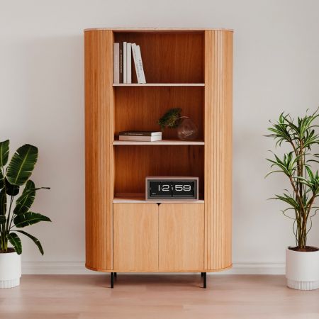 Madia Polan 4 ante colore ardesia e piombo