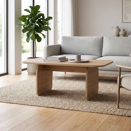 Tavolino da salotto Mansu cashmere doppio ripiano