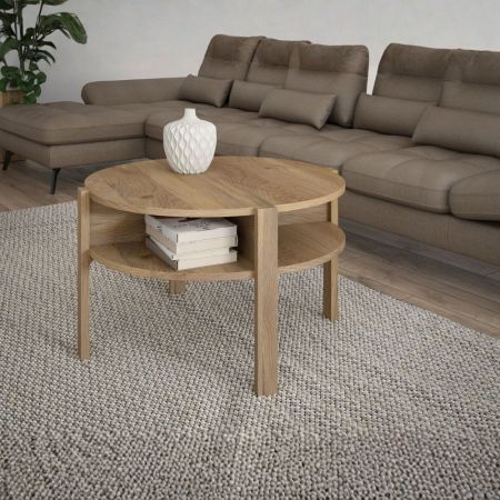 Tavolino da salotto Homemania in colore travertino