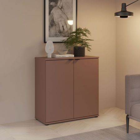 Mobile multiuso Lucio 2 ante H 120cm. colore bianco