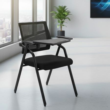 Sedia gaming Rocky con seduta imbottita in rete bicolore nero e bianco