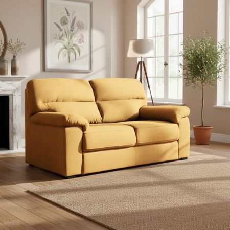 Divano 3 posti Giulivo beige con chaise longue componibile