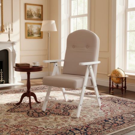 Poltrona Pegasus con pouf estraibile in ecopelle grigio scuro