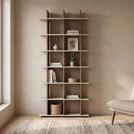 Libreria Barce rovere 101x22x132h