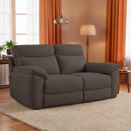 Divano letto Kriog 3 posti con rete elettrosaldata in tessuto Barrel 83 grigio