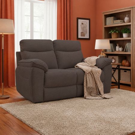 Divano letto Kriog 3 posti con rete elettrosaldata in tessuto Barrel 83 grigio