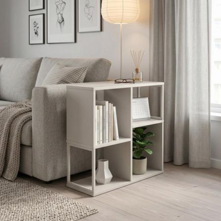 Libreria angolare Luksa colore antracite