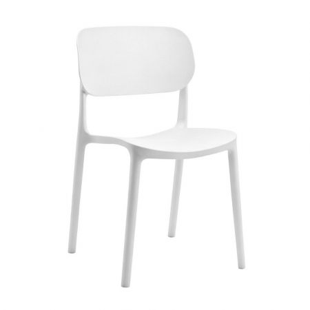 Sedia Grid polipropilene grigio