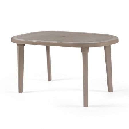 Tavolo Wood bianco polipropilene 150x90
