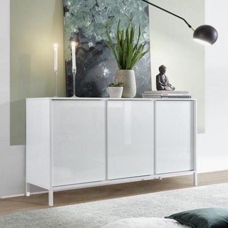 Credenza Bali 53ANEW 2 ante e 2 cassetti effetto vimini